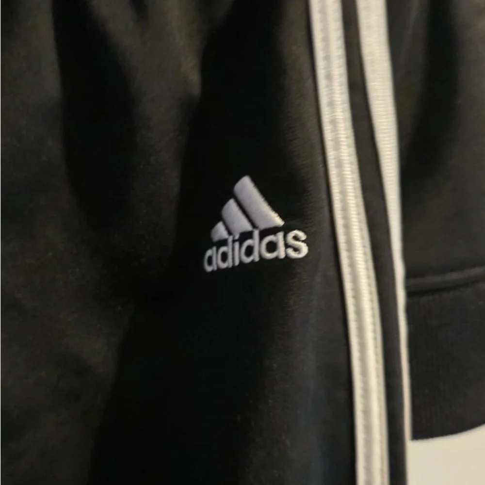 Adidas Black and White Athletic Tracksuit